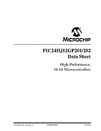 DataSheet PIC24HJ12GP201 pdf